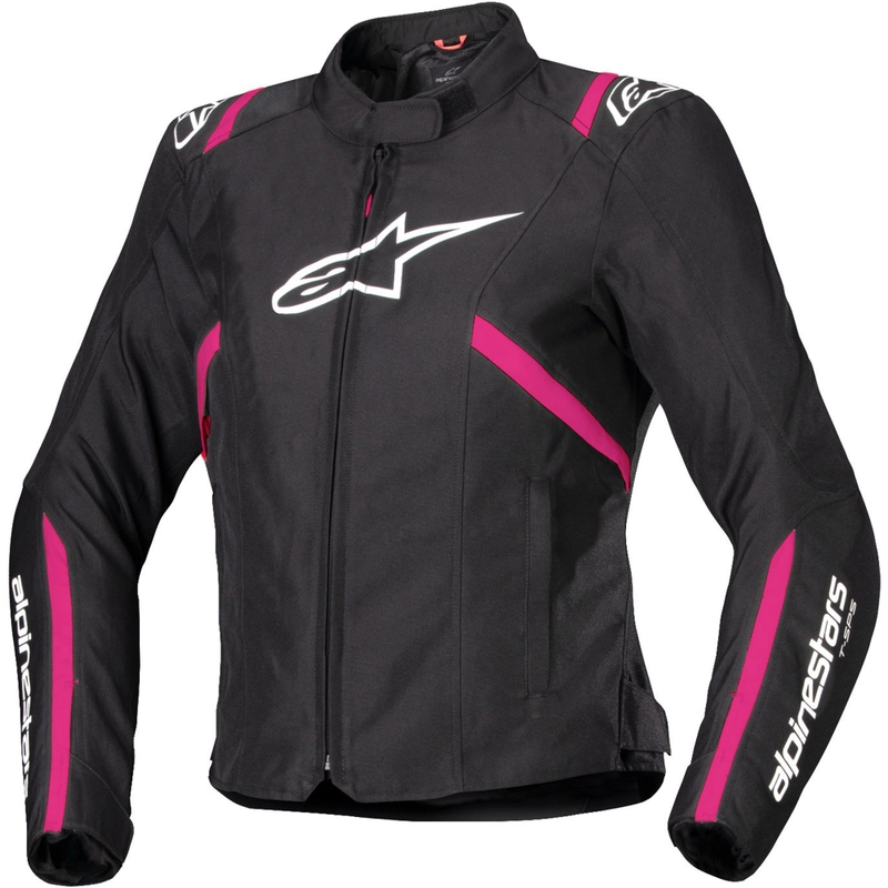 Alpinestars Stella T-SPS 2 Waterproof női motoros kabát fekete-fehér-rózsaszín