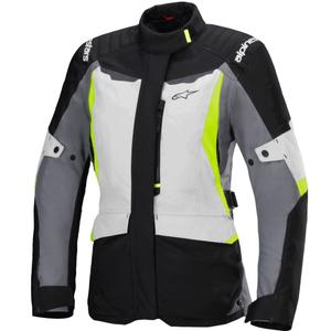 Alpinestars Stella ST-1 Waterproof női motoros kabát szürke-fekete-fluo sárga