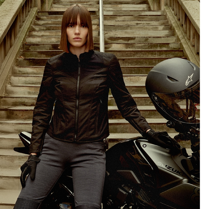 Alpinestars Stella Isla Water Resistant női motoros kabát fekete