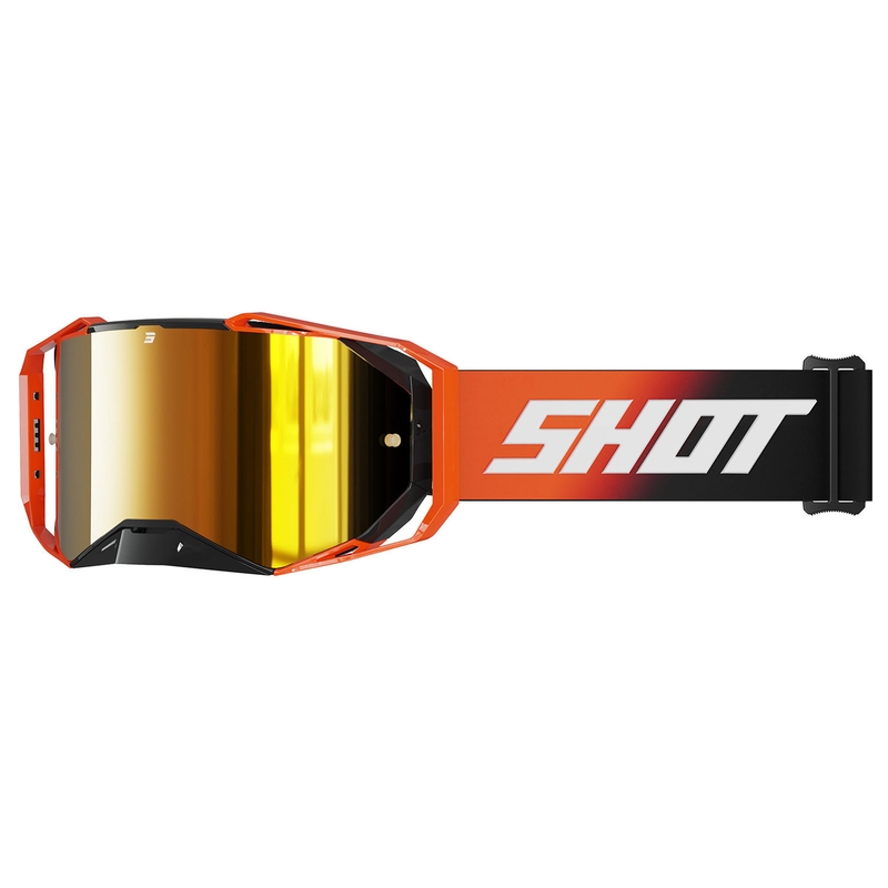 Shot Lite Solid motocross szemüveg narancssárga, narancssárga irídium plexivel