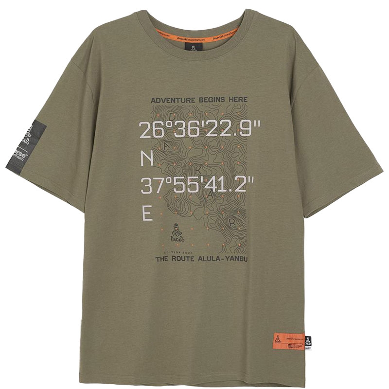 DAKAR OV 0924 póló khaki