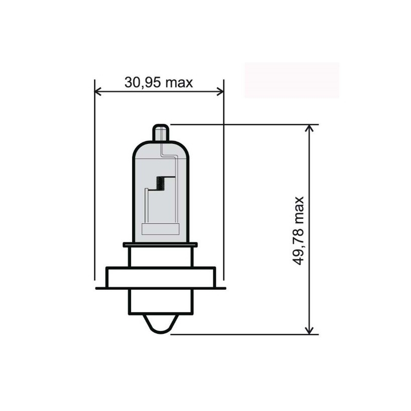Lamp RMS P26S 12V 20W