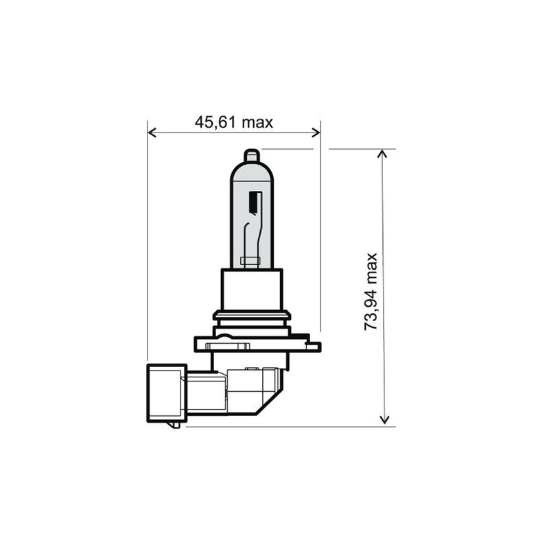 Lamp RMS HB3 12V 65W