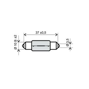Lamp RMS 246510161 T11x39 12V 10W