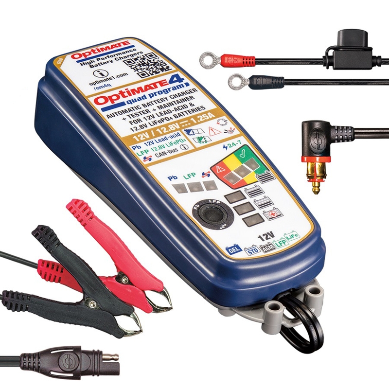 OPTIMATE 4 QUAD TM630-PR Akkumulátortöltő