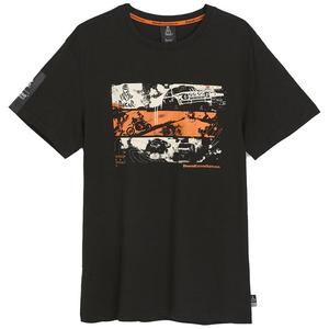 DAKAR PHOTO DES póló fekete