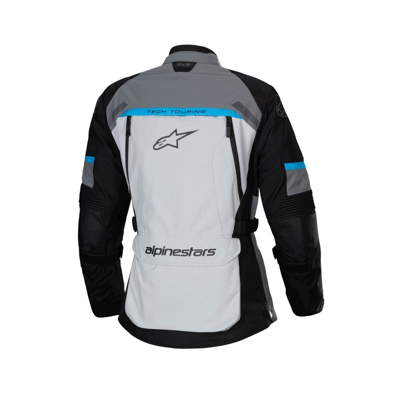 Alpinestars Stella Bogota PRO Drystar női motoros kabát szürke-fekete-kék