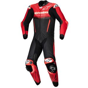 Alpinestars GP-R7 Tech-Air ready/kompatibilis egyrészes bőr motoros overál fekete-piros