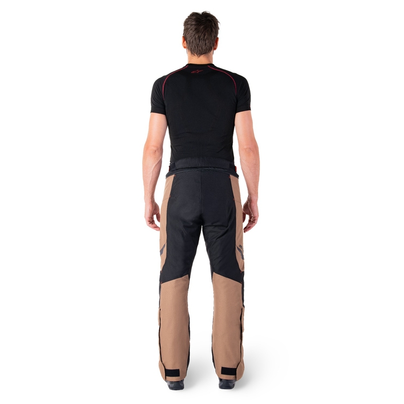 Alpinestars ST-1 Waterproof motoros nadrág khaki-homok-fekete-fluo piros