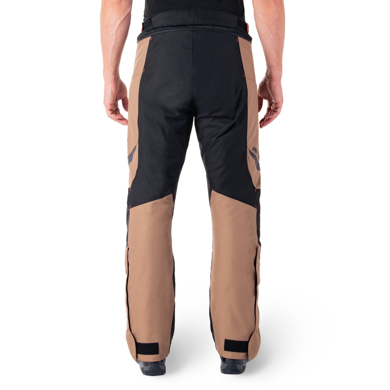 Alpinestars ST-1 Waterproof motoros nadrág khaki-homok-fekete-fluo piros