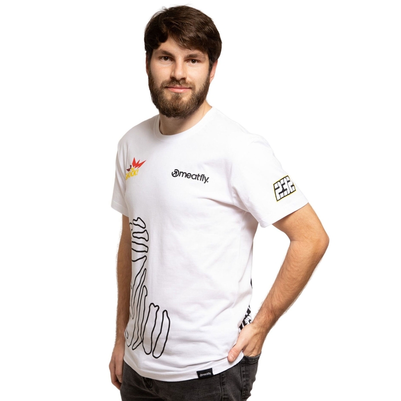 Meatfly Big Shock Dakar póló fehér