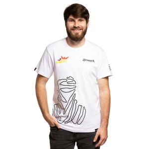 Meatfly Big Shock Dakar póló fehér