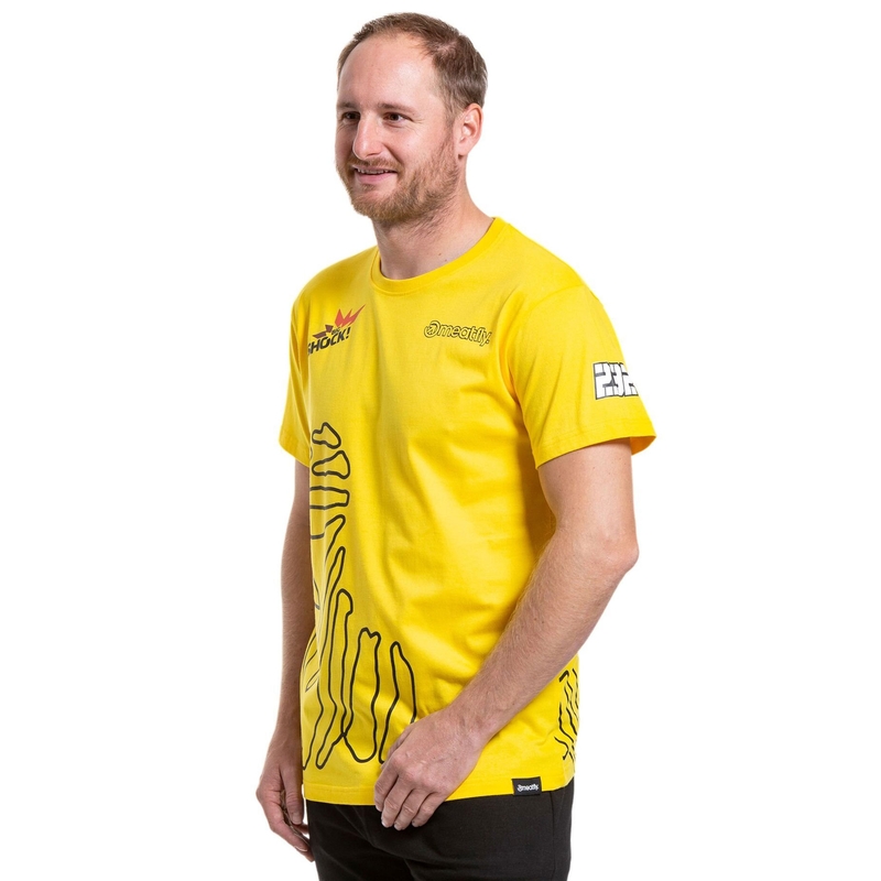 Meatfly Big Shock Dakar póló sárga