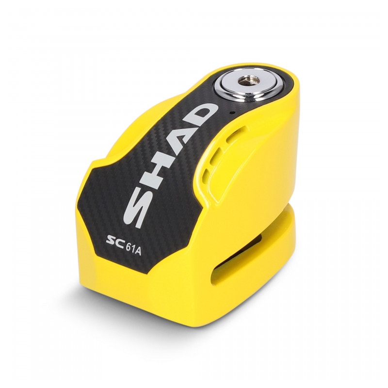 Disc lock with alarm SHAD SC61A sárga pin 6mm