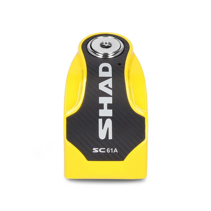 Disc lock with alarm SHAD SC61A sárga pin 6mm