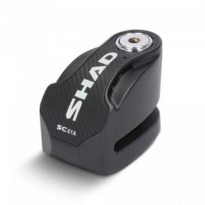 Disc lock with alarm SHAD SC61A C0S6100A fekete pin 6mm