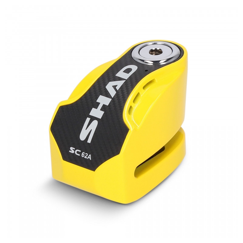 Disc lock with alarm SHAD SC62A sárga pin 10mm