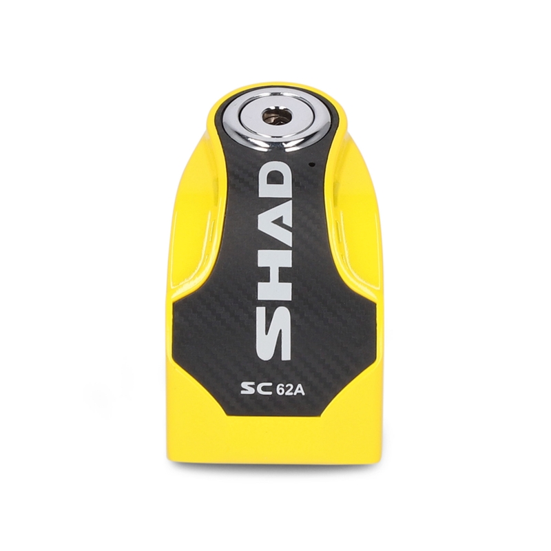 Disc lock with alarm SHAD SC62A sárga pin 10mm