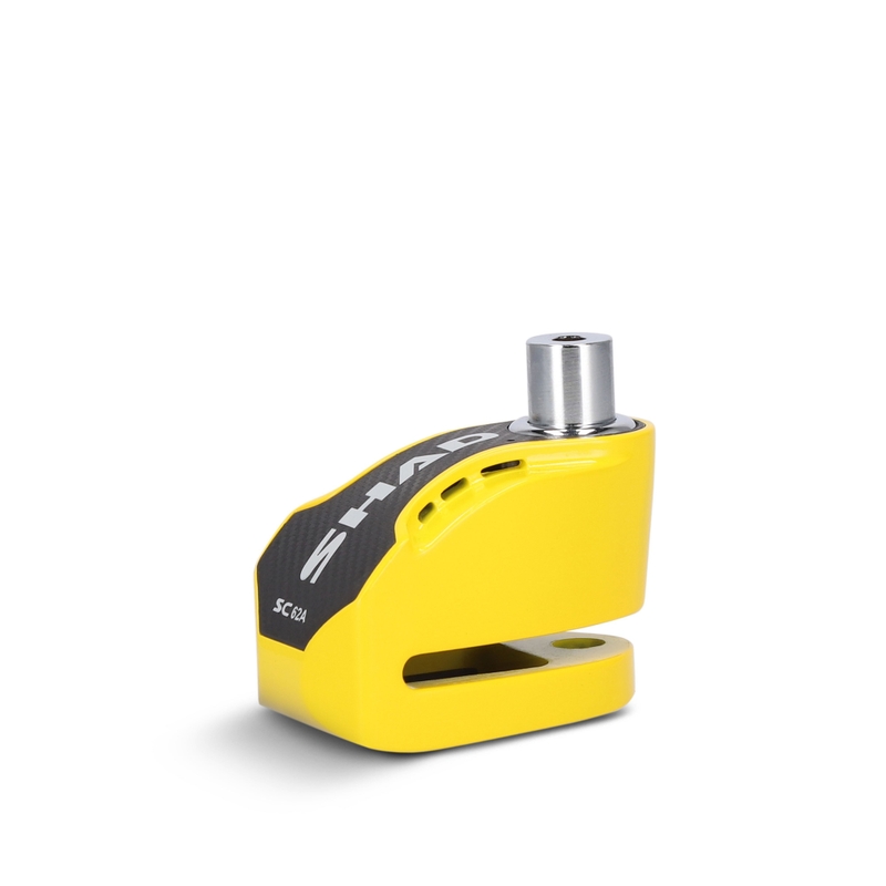 Disc lock with alarm SHAD SC62A sárga pin 10mm