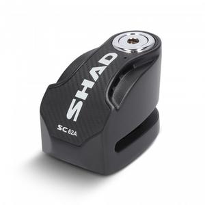Disc lock with alarm SHAD SC62A C0S6200A fekete pin 10mm