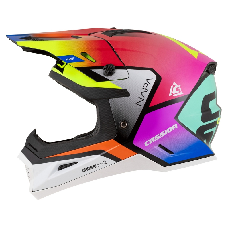 Cassida Cross Cup 2 Napa motokrossz bukósisak gyöngyház multicolor