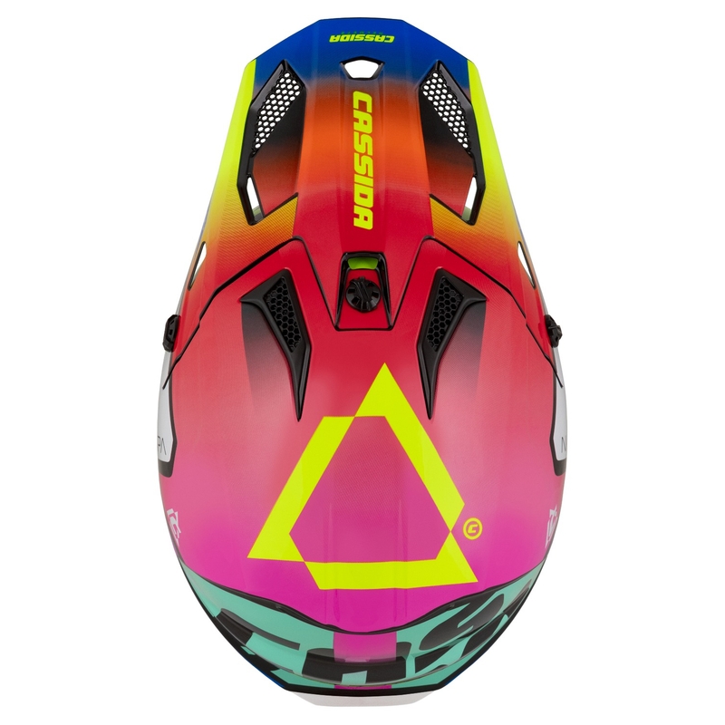Cassida Cross Cup 2 Napa gyerek motokrossz bukósisak gyöngyház multicolor
