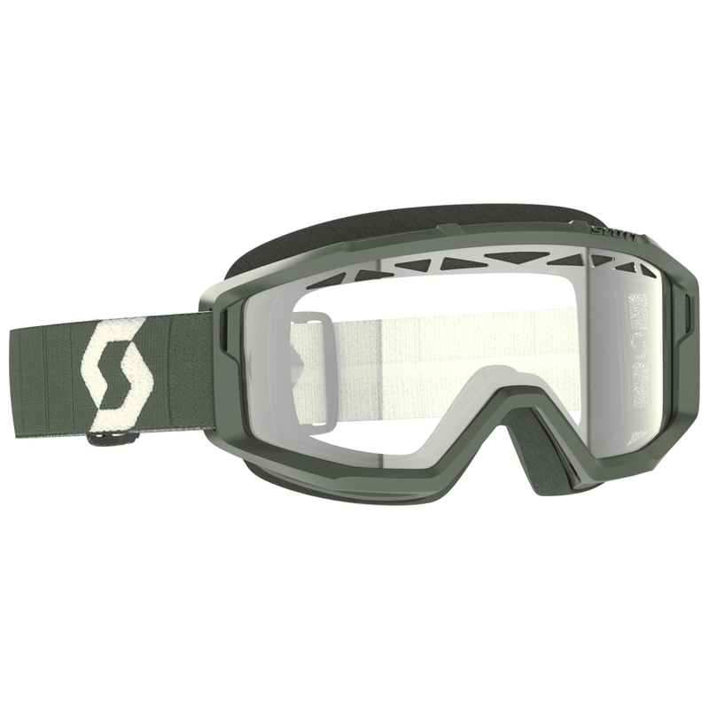 SCOTT Primal Enduro motokrossz szemüveg khaki átlátszó plexivel