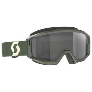 SCOTT Primal Sand Dust motokrossz szemüveg khaki szürke plexivel