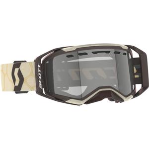 SCOTT Prospect 2.0 Enduro LS motokrossz szemüveg bézs-barna, light sensitive plexivel