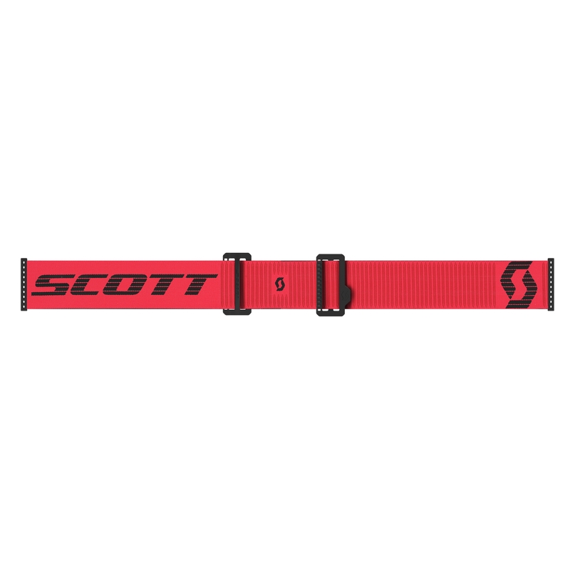 SCOTT Prospect 2.0 motocross szemüveg piros-fekete, ezüst plexivel