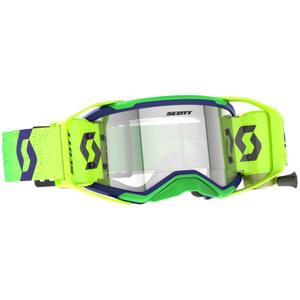 SCOTT Prospect 2.0 WFS motokrossz szemüveg lila-fluo sárga, átlátszó plexivel