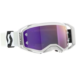 SCOTT Prospect 2.0 motocross szemüveg fehér-fekete, lila plexivel
