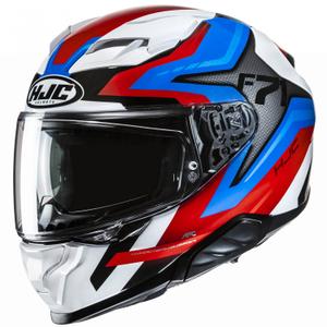 HJC F71 Fes MC21 zárt motoros bukósisak fehér-kék-piros