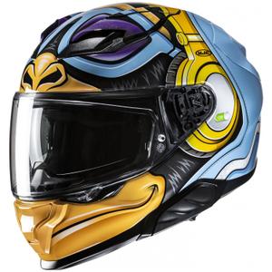 HJC F71 Monkey DJ MC23 zárt motoros bukósisak kék-sárga