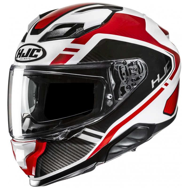 HJC F71 Tozz MC1 zárt motoros bukósisak fehér-piros-fekete