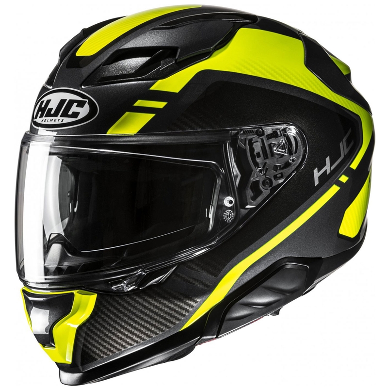 HJC F71 Tozz MC3H zárt motoros bukósisak fekete-fluo sárga