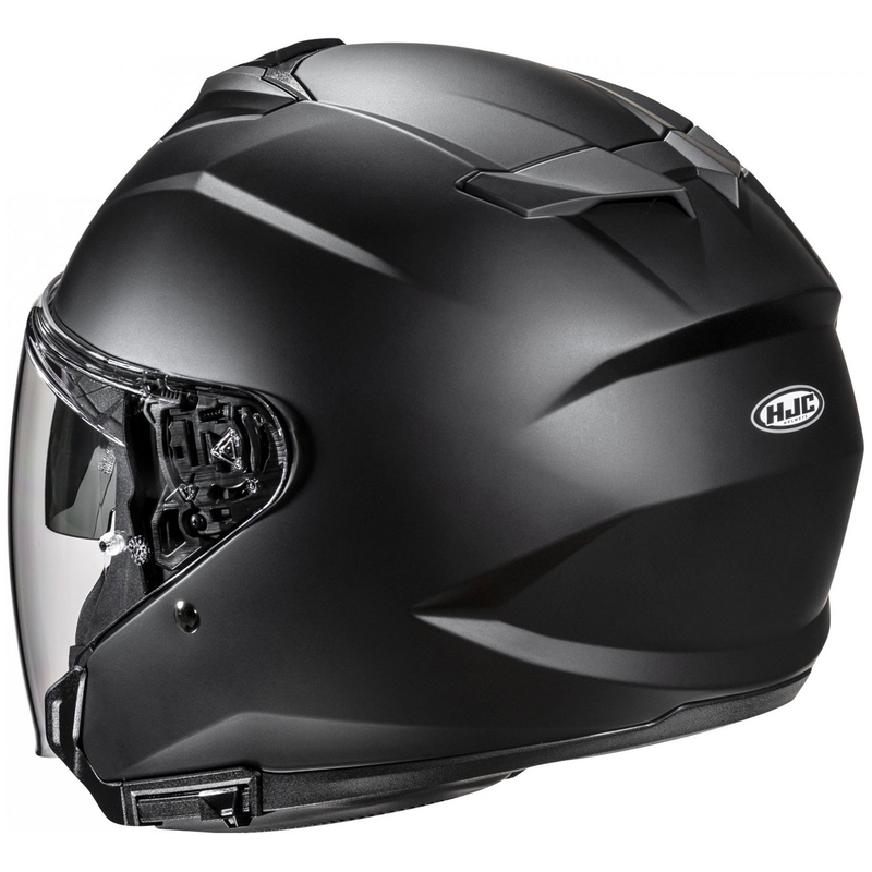 HJC i31 Solid Semi Flat nyitott motoros bukósisak fekete