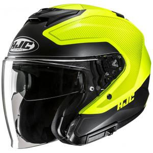 HJC i31 Tevis MC3HSF nyitott motoros bukósisak fluo sárga-fekete