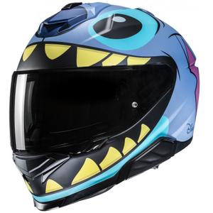 HJC i71 Stitch Disney MC2SF zárt motoros bukósisak kék-lila