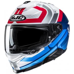 HJC i71 Viz MC21 zárt motoros bukósisak fehér-kék-piros