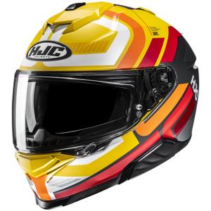 HJC i71 Viz MC3SF zárt motoros bukósisak sárga-piros-fekete
