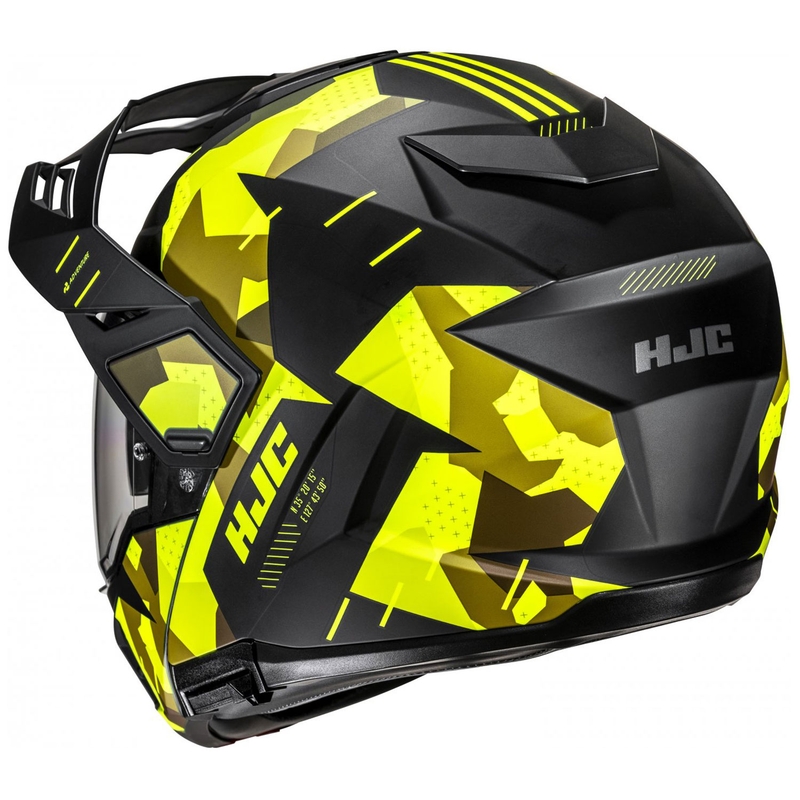 HJC i80 Roki MC3HSF felnyitható bukósisak fluo sárga-fekete