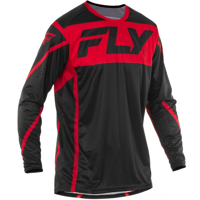 FLY Racing Lite motokrossz mez fekete-piros