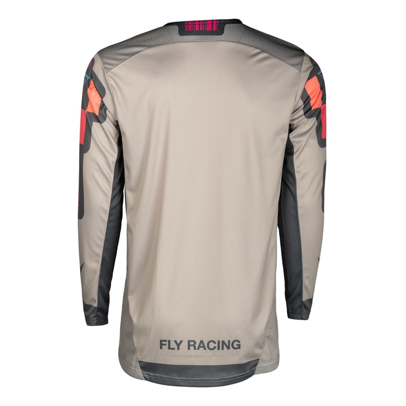 FLY Racing Lite Vice motokrossz mez szürke-rózsaszín