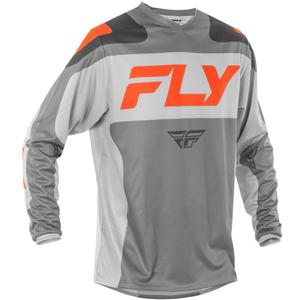 FLY Racing F-16 motokrossz mez szürke-narancssárga