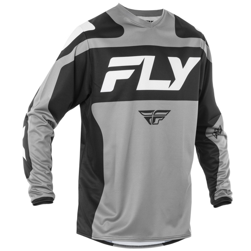 FLY Racing F-16 motokrossz mez szürke-fekete-fehér