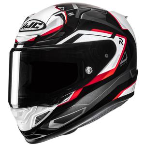 HJC RPHA 12 Brels MC1 zárt motoros bukósisak fekete-fehér-piros
