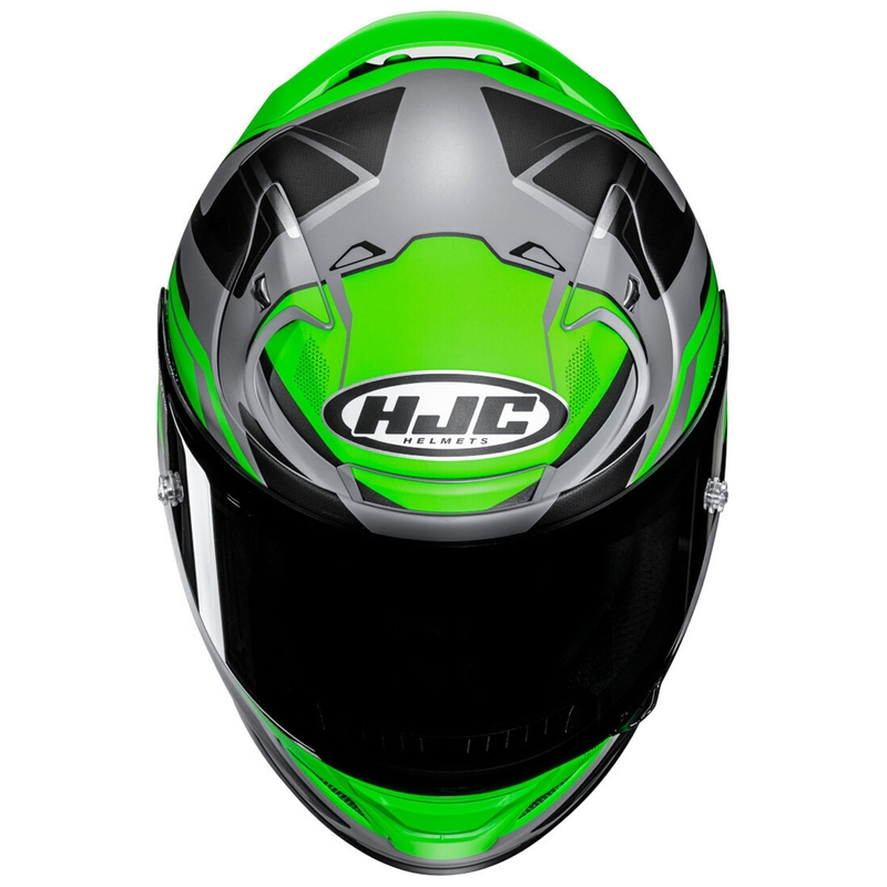 HJC RPHA 12 Brels MC4HSF zárt motoros bukósisak zöld-szürke-fekete
