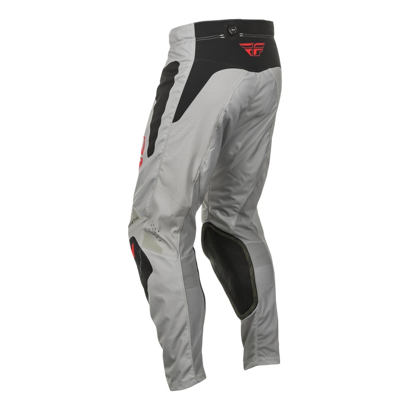 FLY Racing Kinetic Sym motokrossz nadrág szürke-piros-fekete