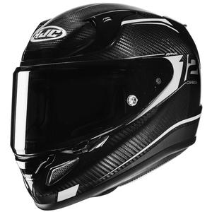 HJC RPHA 12 CARBON Keres MC5 zárt motoros bukósisak fekete-fehér